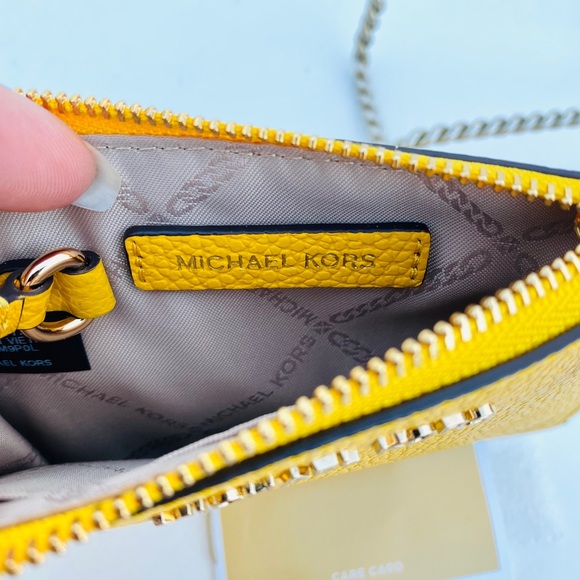 NWT MICHAEL MK Mercer Pebble Leather Coin Purse - Picture 5 of 5